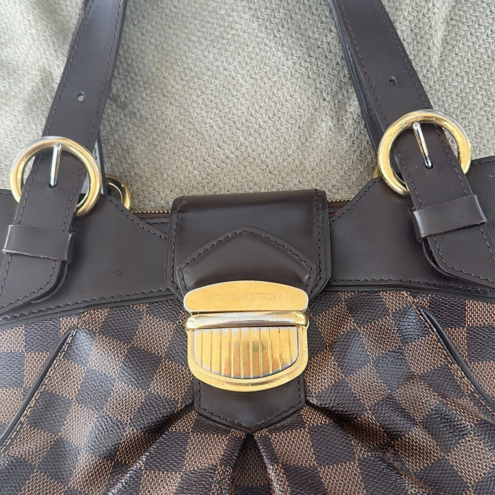 Louis Vuitton Damier Ebene Sistina PM Shoulder Bag - Picture 3 of 12
